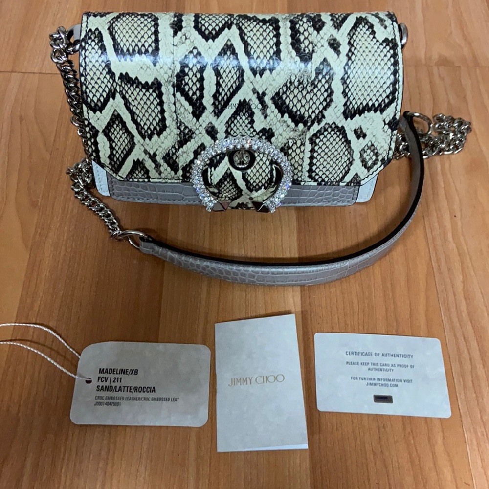 Jimmy Choo MADELINE/XB Leather Crossbody HandBag